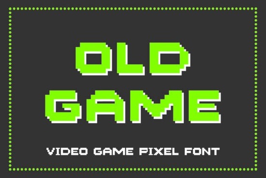 Old Game Font